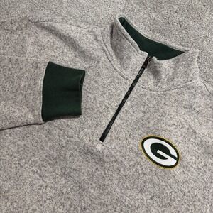 '47 Brand‎ Green Bay Packers Sweater Mens XXL Grey Fleece Pullover NFL Football